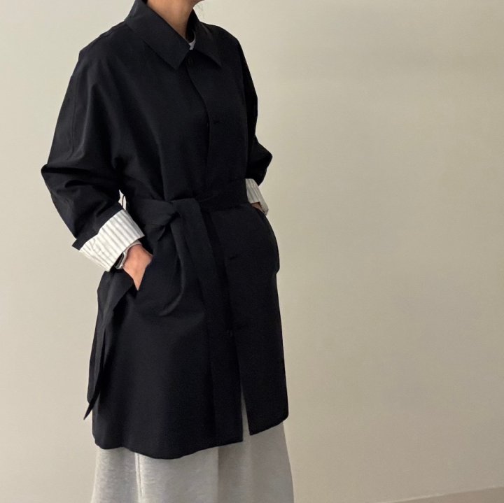 Ripple - Korean Women Fashion - #womensfashion - Sioha Half Trench Coat - 7
