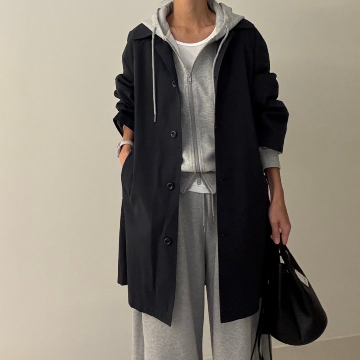 Ripple - Korean Women Fashion - #womensfashion - Sioha Half Trench Coat - 9
