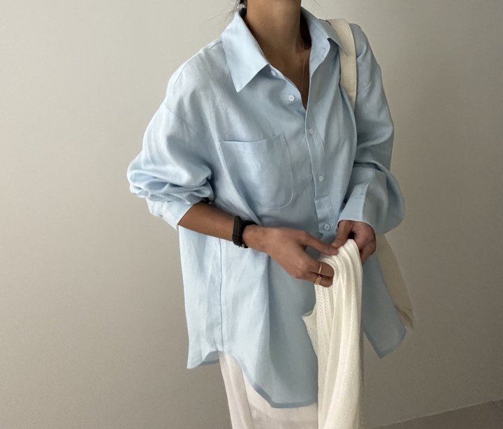 Ripple - Korean Women Fashion - #womensfashion - Renne Long Shirt Set - 3