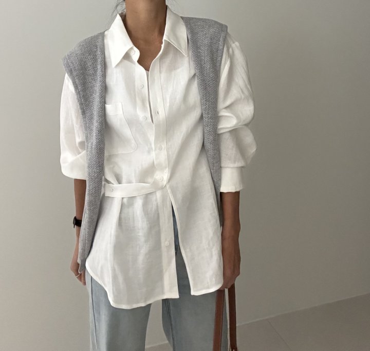 Ripple - Korean Women Fashion - #womensfashion - Renne Long Shirt Set - 5