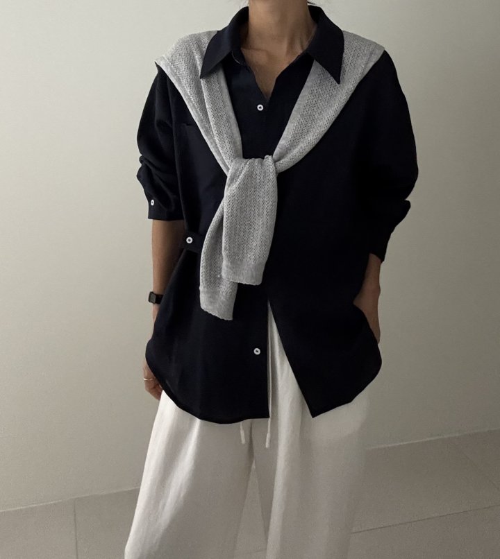 Ripple - Korean Women Fashion - #womensfashion - Renne Long Shirt Set - 7