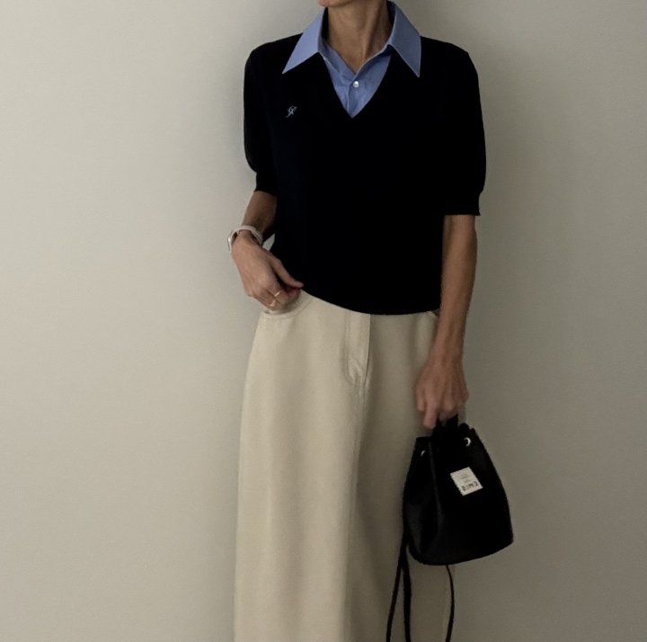 Ripple - Korean Women Fashion - #womensfashion - Roe V-Neck Knit - 3