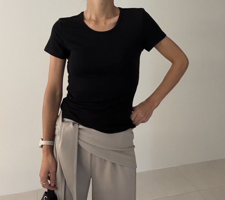Ripple - Korean Women Fashion - #momslook - Rise Tee - 4