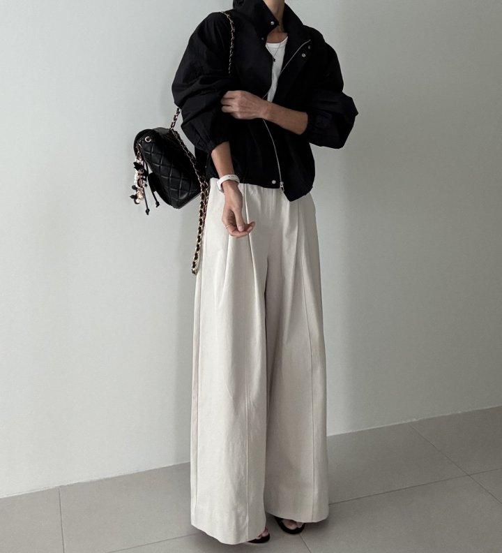 Ripple - Korean Women Fashion - #momslook - Cheek Pintuck Pants - 4