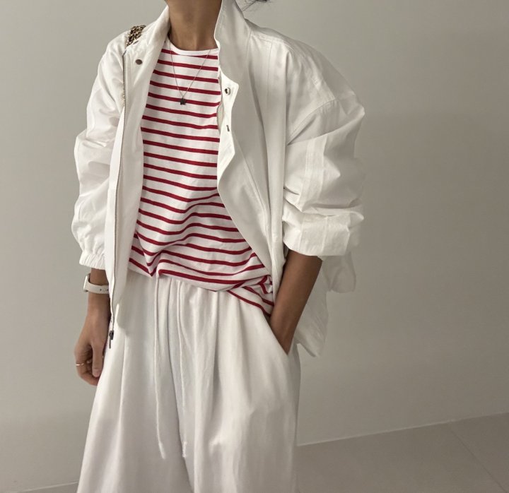 Ripple - Korean Women Fashion - #momslook - Jay Striped Tee - 4