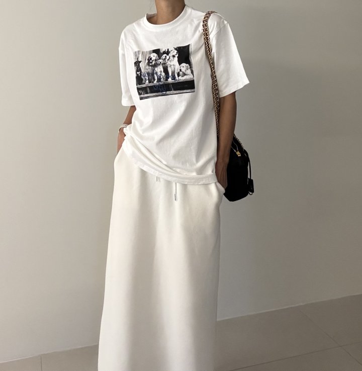 Ripple - Korean Women Fashion - #womensfashion - Golden Retriever Love Tee - 5