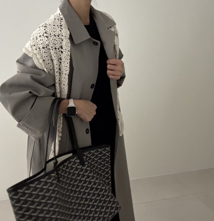 Ripple - Korean Women Fashion - #womensfashion - Gentle Trench Coat - 5