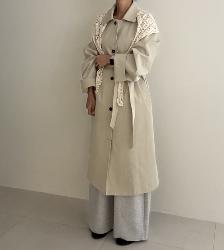 Ripple - Korean Women Fashion - #womensfashion - Gentle Trench Coat - 9