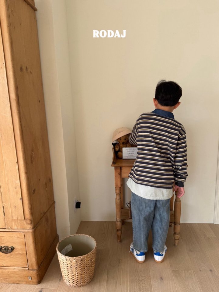 Roda J - Korean Children Fashion - #childofig - Note Collar Tee - 12