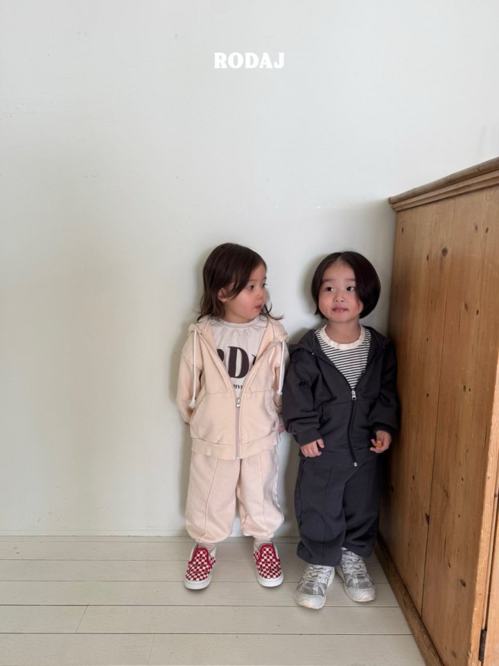 Roda J - Korean Children Fashion - #kidzfashiontrend - Neutral Hooded Set - 7