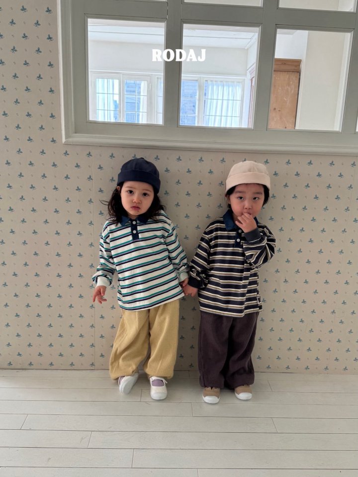 Roda J - Korean Children Fashion - #kidzfashiontrend - Note Collar Tee - 3