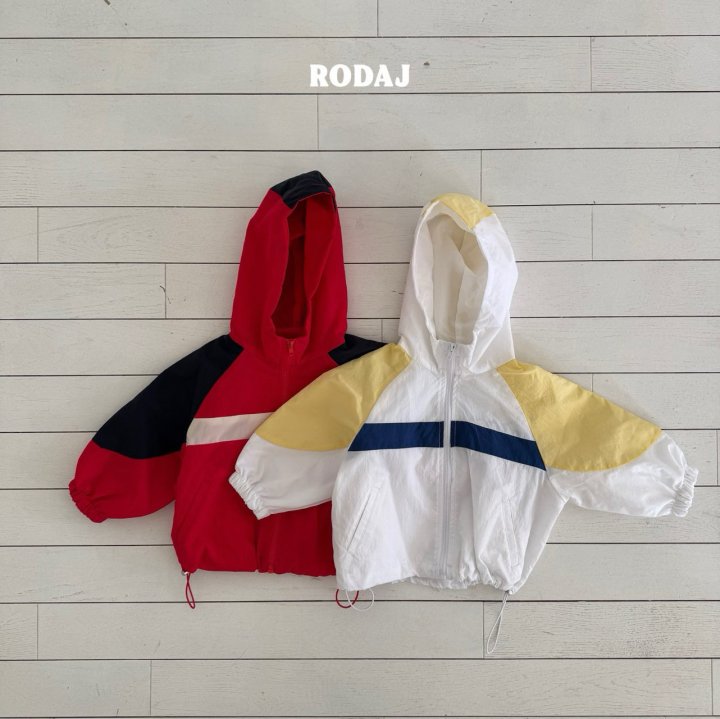 Roda J - Korean Children Fashion - #littlefashionista - Block Windbreaker