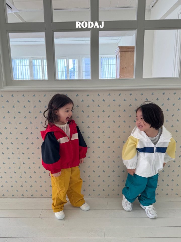 Roda J - Korean Children Fashion - #todddlerfashion - Block Windbreaker - 5
