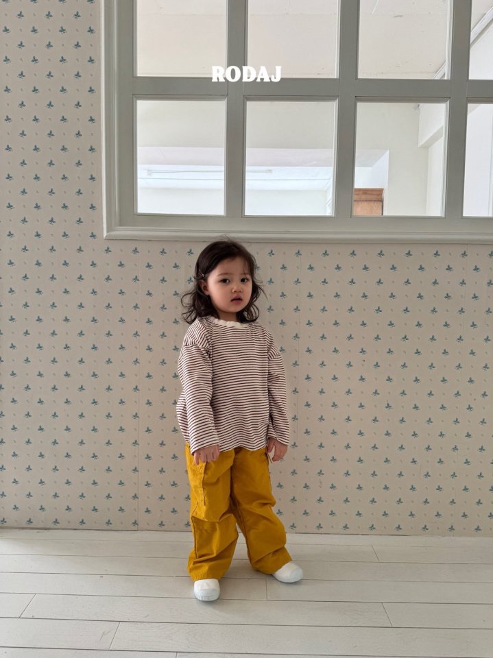 Roda J - Korean Children Fashion - #toddlerclothing - Days Line Tee - 12