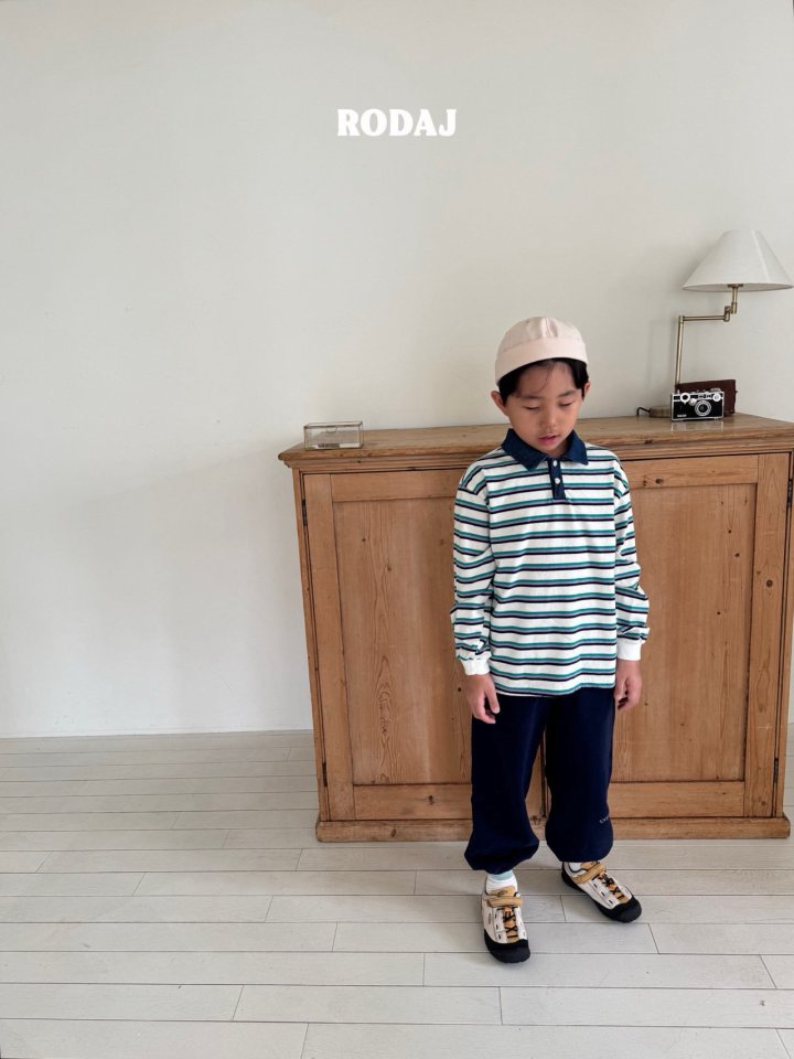 Roda J - Korean Children Fashion - #toddlerclothing - Note Collar Tee - 10