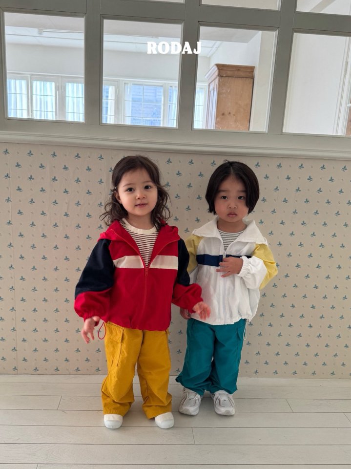 Roda J - Korean Children Fashion - #toddlerclothing - Block Windbreaker - 6