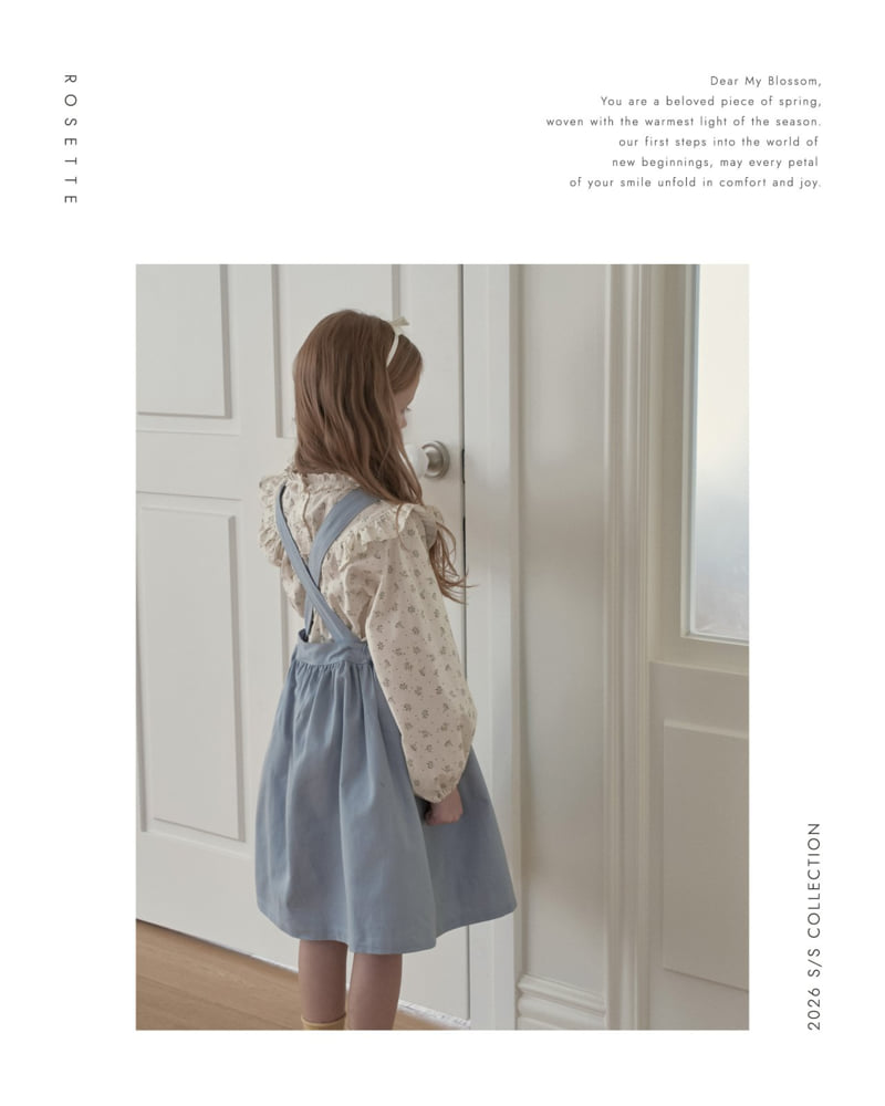 Rosette - Korean Children Fashion - #Kfashion4kids - Haute Suspender Skirt (Sky) - 10