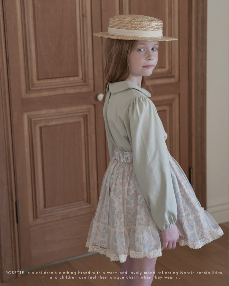 Rosette - Korean Children Fashion - #stylishchildhood - Berry Collar Tee - 4