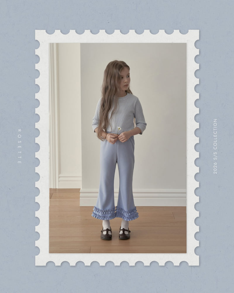 Rosette - Korean Children Fashion - #childofig - Lily Frill Pants - 3