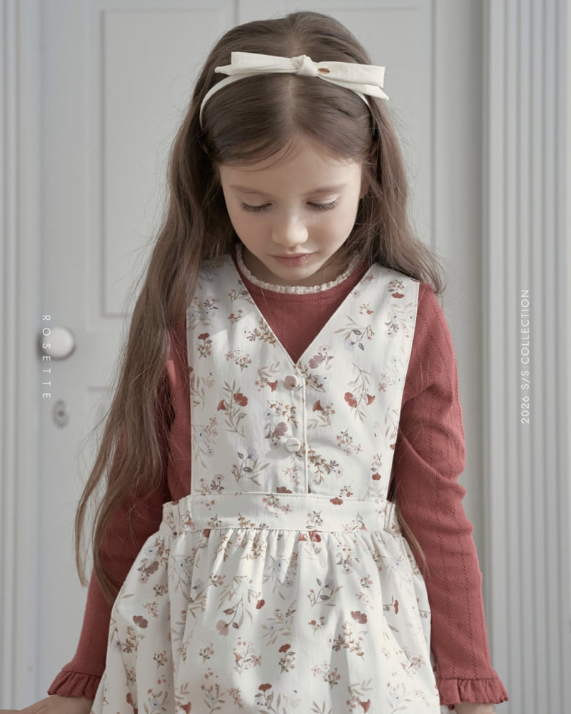 Rosette - Korean Children Fashion - #childofig - Haute Suspender Skirt (Flower)