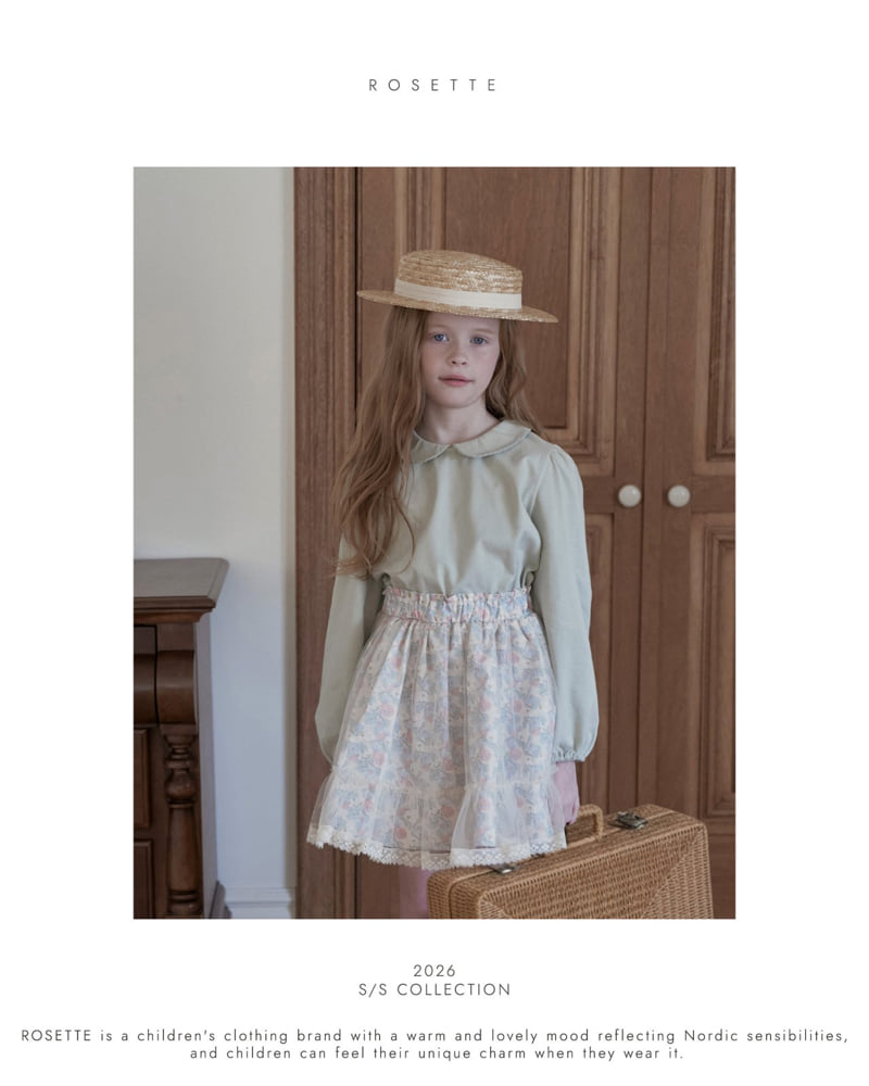 Rosette - Korean Children Fashion - #childrensboutique - Berry Collar Tee - 5