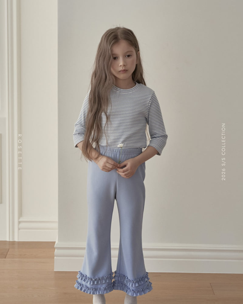 Rosette - Korean Children Fashion - #childofig - Lily Frill Pants - 4