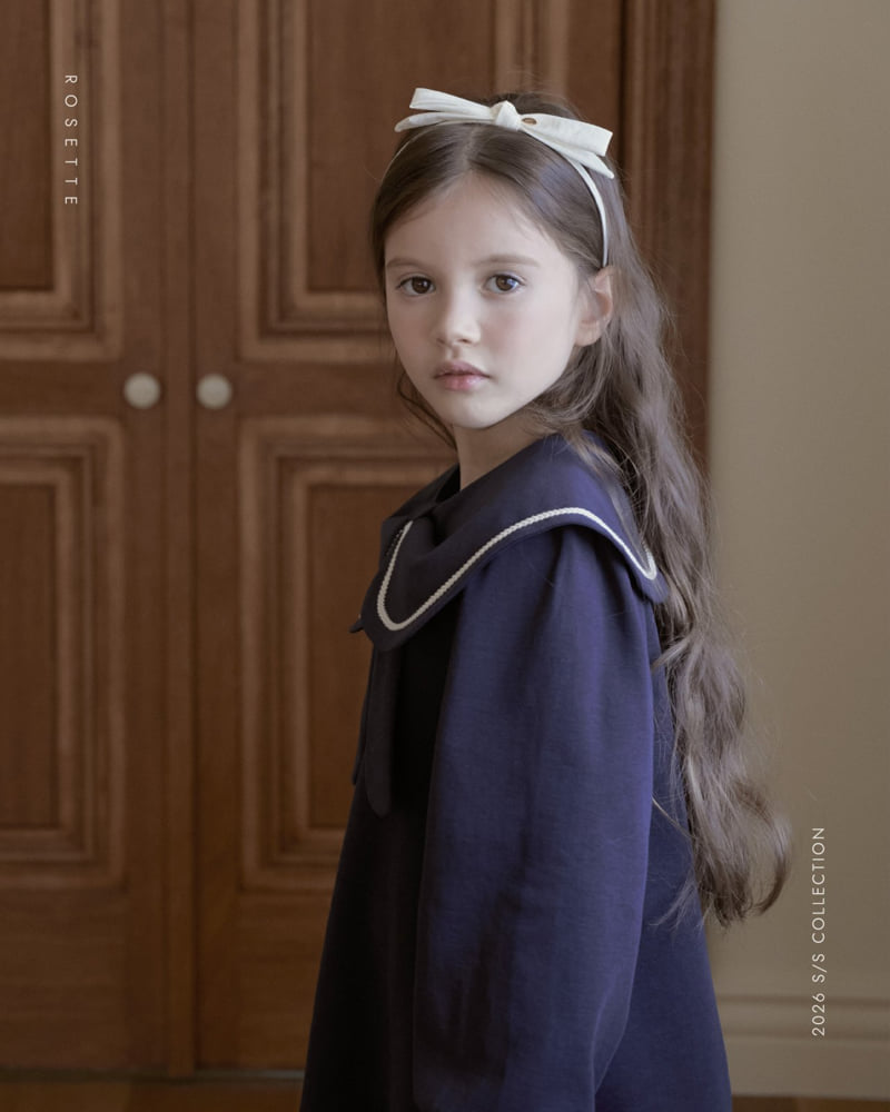 Rosette - Korean Children Fashion - #designkidswear - Lovely Ribbon One-piece - 10