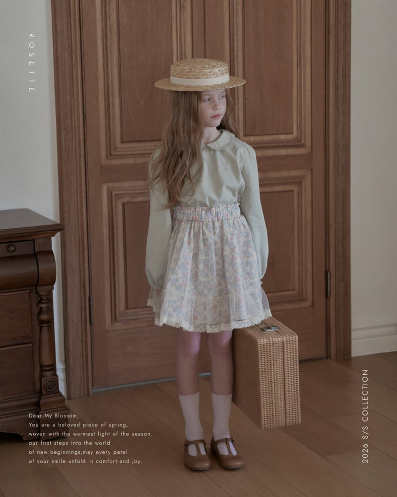 Rosette - Korean Children Fashion - #designkidswear - Berry Collar Tee - 6
