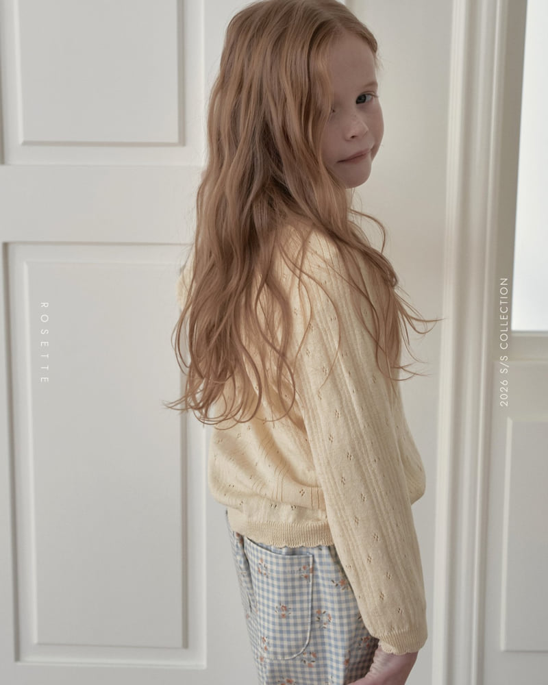 Rosette - Korean Children Fashion - #designkidswear - Vanilla Check Pants - 5