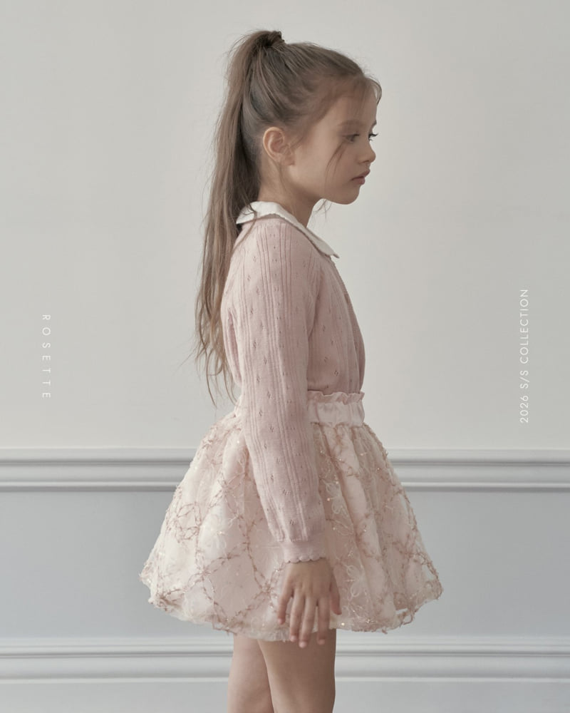 Rosette - Korean Children Fashion - #designkidswear - Shining Skirt
