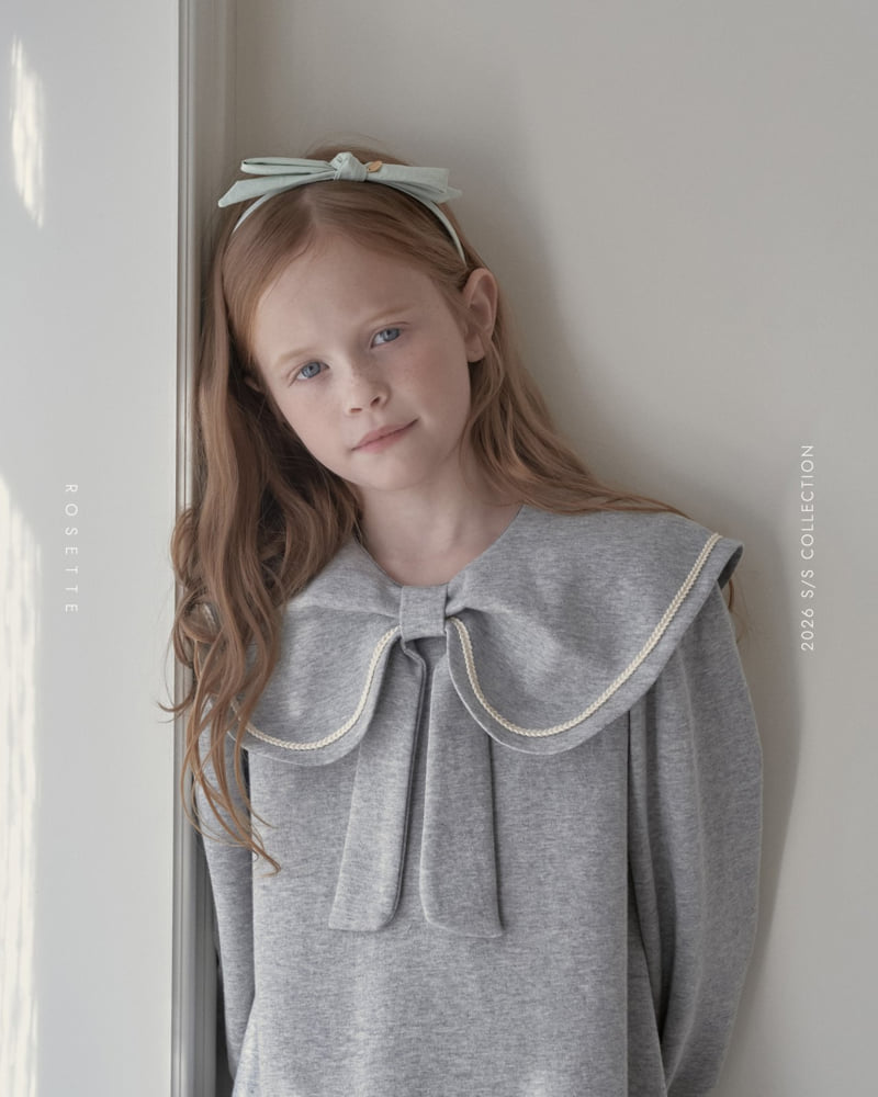 Rosette - Korean Children Fashion - #discoveringself - Lovely Ribbon One-piece - 11