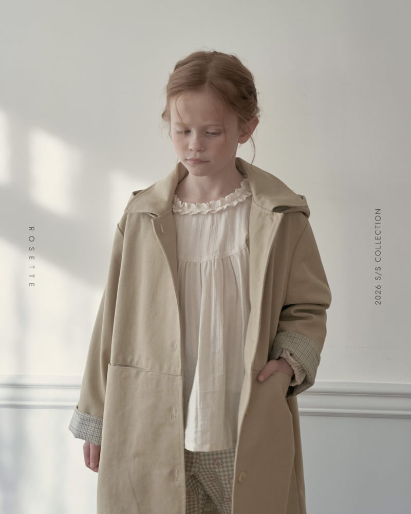 Rosette - Korean Children Fashion - #discoveringself - Time Hooded Coat