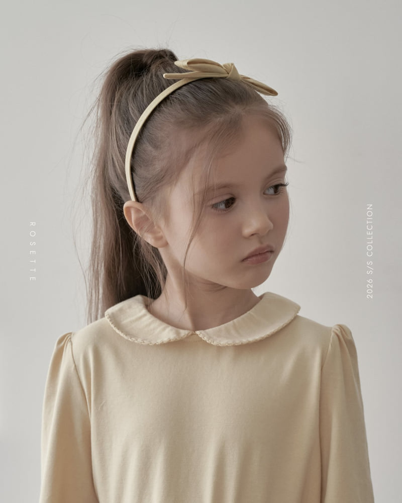 Rosette - Korean Children Fashion - #fashionkids - Berry Collar Tee - 8