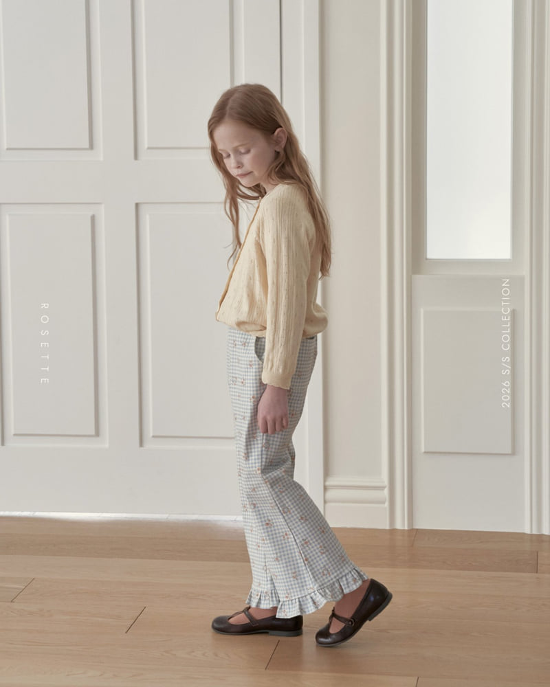 Rosette - Korean Children Fashion - #fashionkids - Vanilla Check Pants - 7