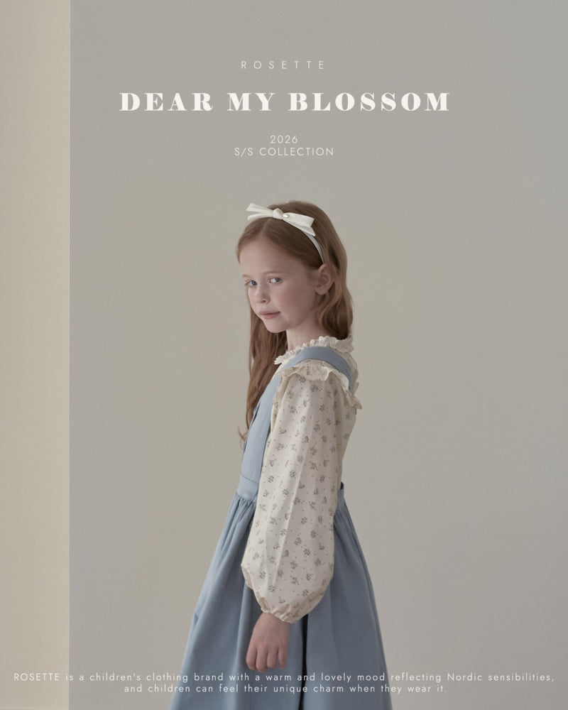 Rosette - Korean Children Fashion - #fashionkids - Haute Suspender Skirt (Sky) - 6