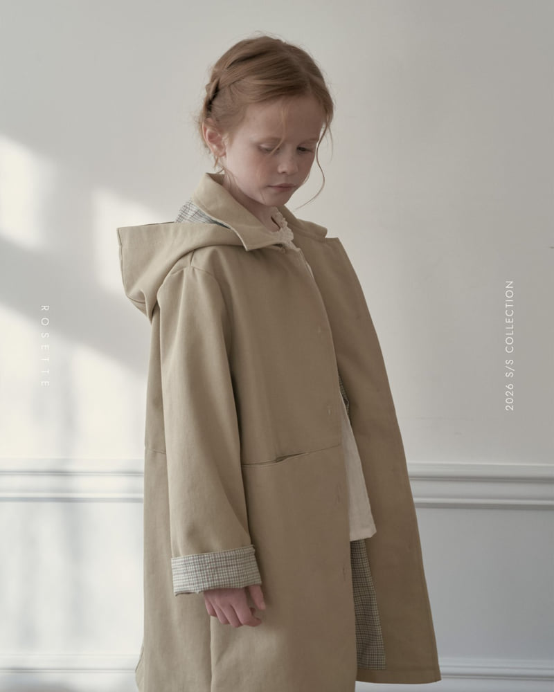 Rosette - Korean Children Fashion - #kidsshorts - Time Hooded Coat - 3