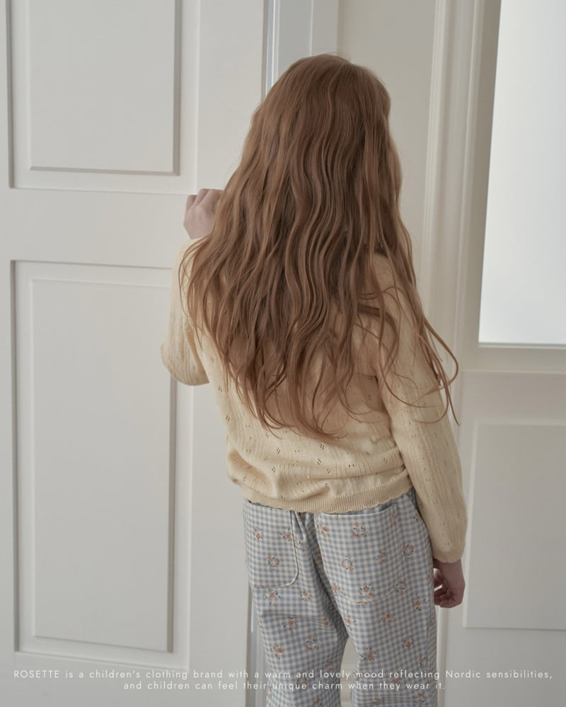 Rosette - Korean Children Fashion - #kidsstore - Vanilla Check Pants - 9
