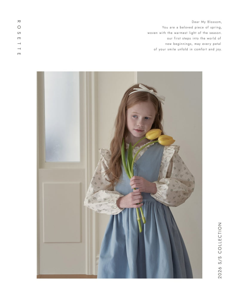 Rosette - Korean Children Fashion - #kidsstore - Haute Suspender Skirt (Sky) - 8