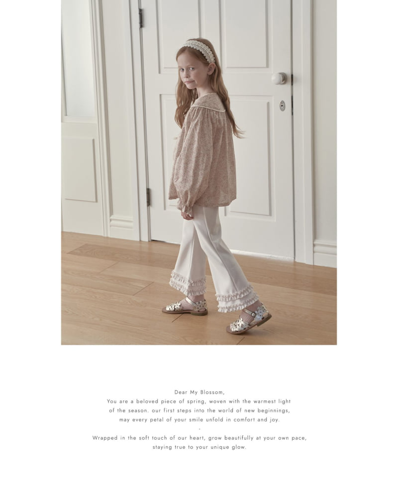 Rosette - Korean Children Fashion - #kidzfashiontrend - Lily Frill Pants - 10