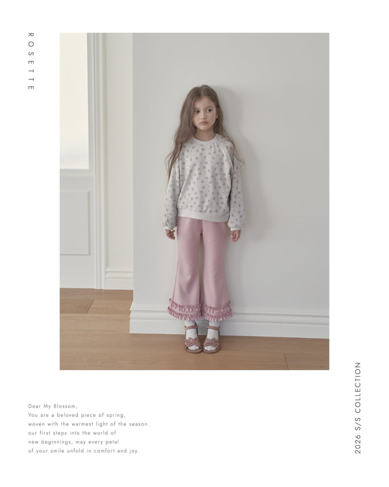 Rosette - Korean Children Fashion - #littlefashionista - Crop Round Tee - 6