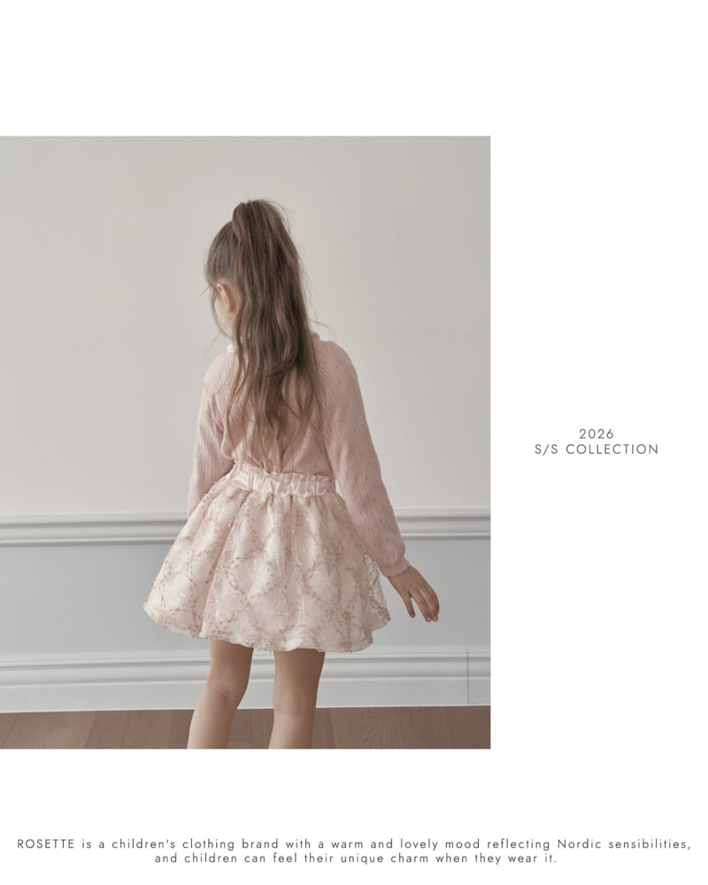 Rosette - Korean Children Fashion - #littlefashionista - Shining Skirt - 8