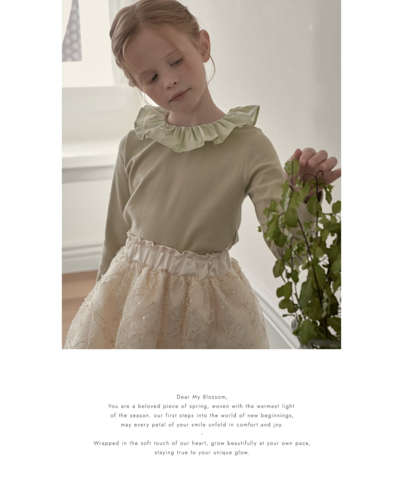 Rosette - Korean Children Fashion - #magicofchildhood - Marie Frill Tee - 5