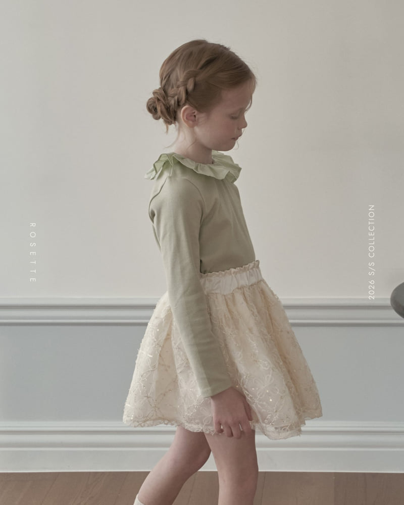 Rosette - Korean Children Fashion - #minifashionista - Marie Frill Tee - 6