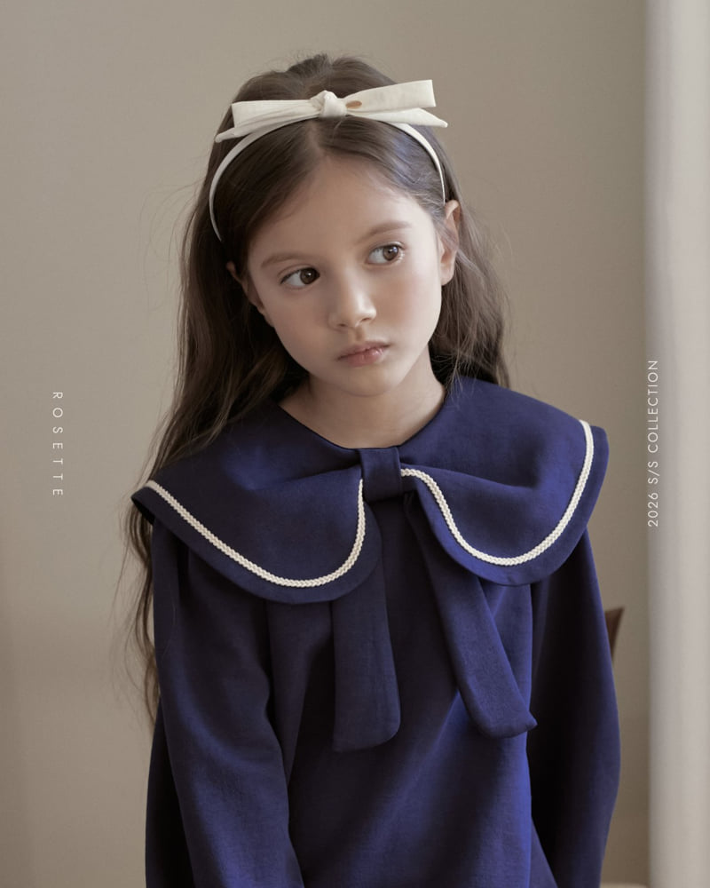 Rosette - Korean Children Fashion - #minifashionista - Lovely Ribbon One-piece - 3