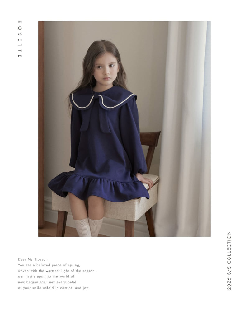 Rosette - Korean Children Fashion - #minifashionista - Lovely Ribbon One-piece - 4