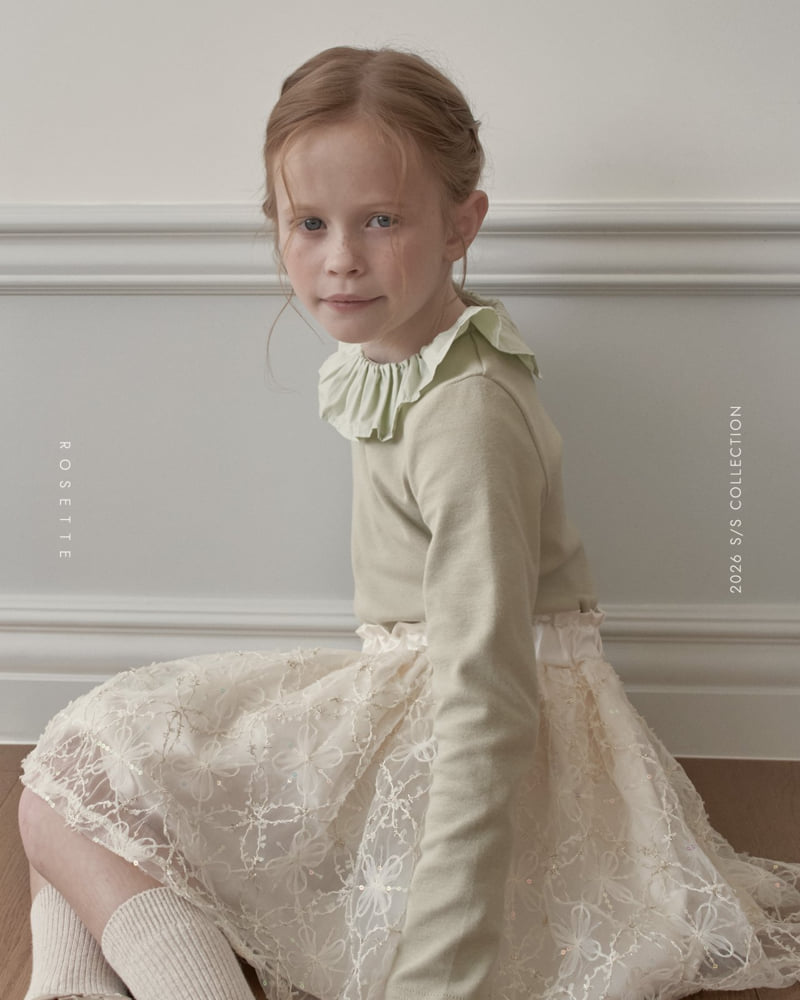 Rosette - Korean Children Fashion - #prettylittlegirls - Shining Skirt - 11