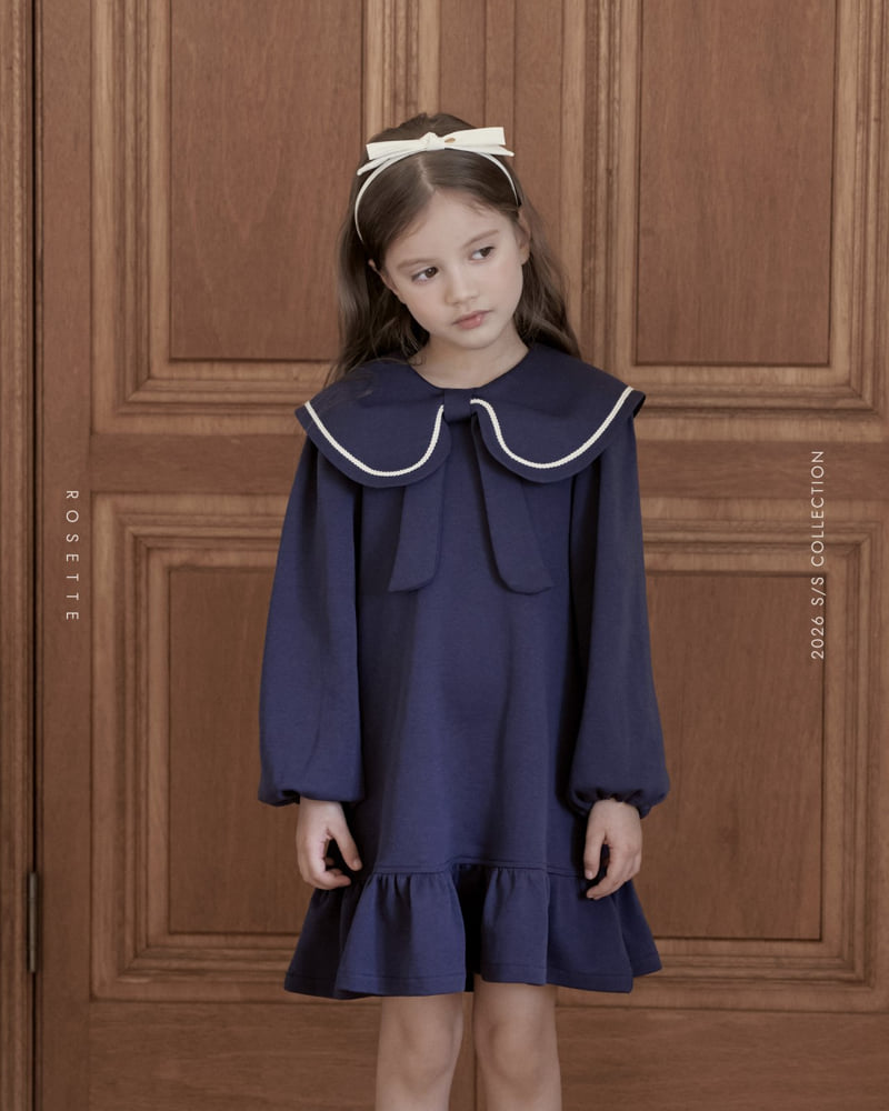 Rosette - Korean Children Fashion - #todddlerfashion - Lovely Ribbon One-piece - 5
