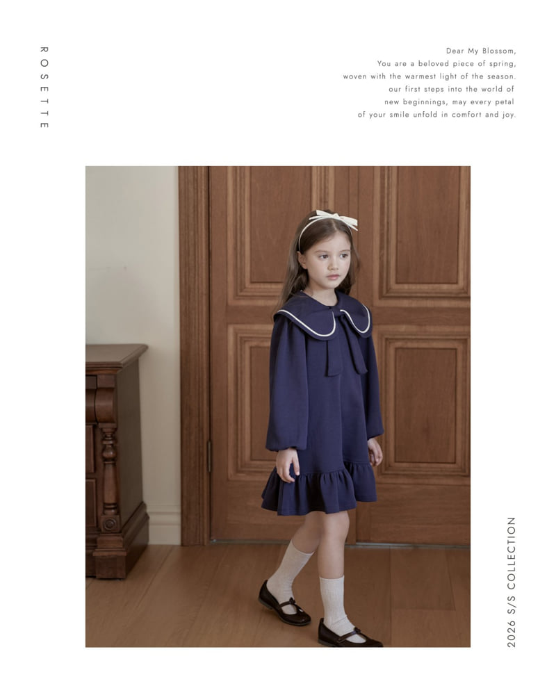 Rosette - Korean Children Fashion - #toddlerclothing - Lovely Ribbon One-piece - 6
