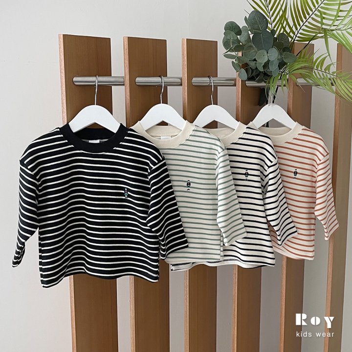 Roy - Korean Children Fashion - #childofig - Toy Chunky Stripe Tee - 6