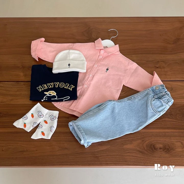 Roy - Korean Children Fashion - #childofig - Toy Oxford Shirt - 5